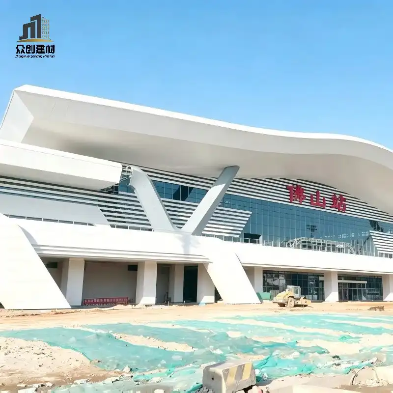 HSR Station Aluminum Facade Panels